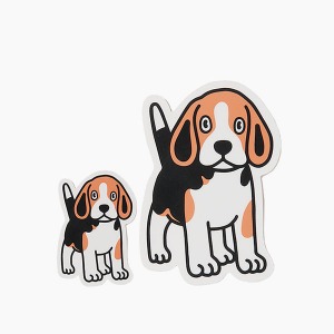 워프 WARF Beagle Sticker 001